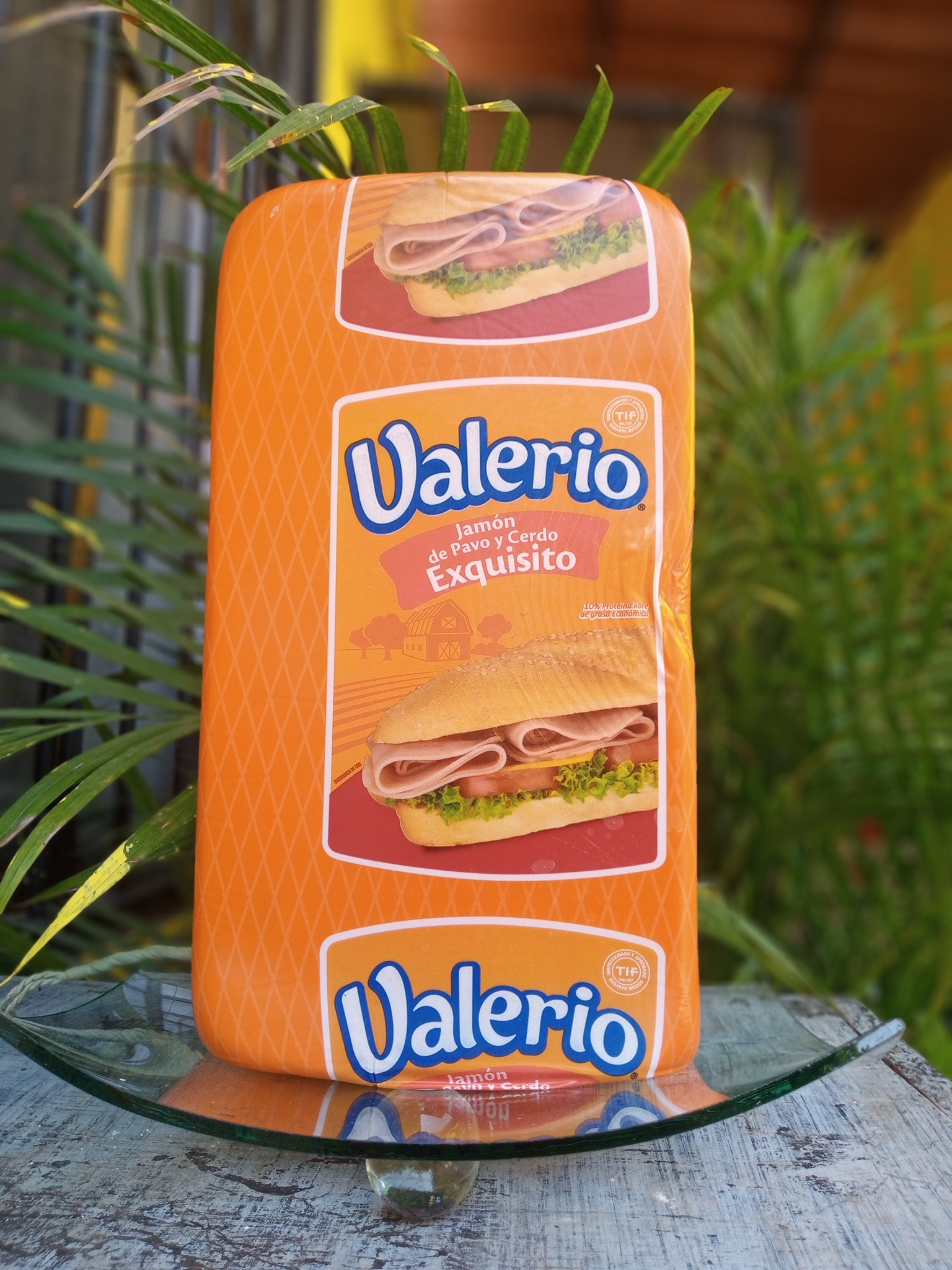 Jamón de pavo y cerdo